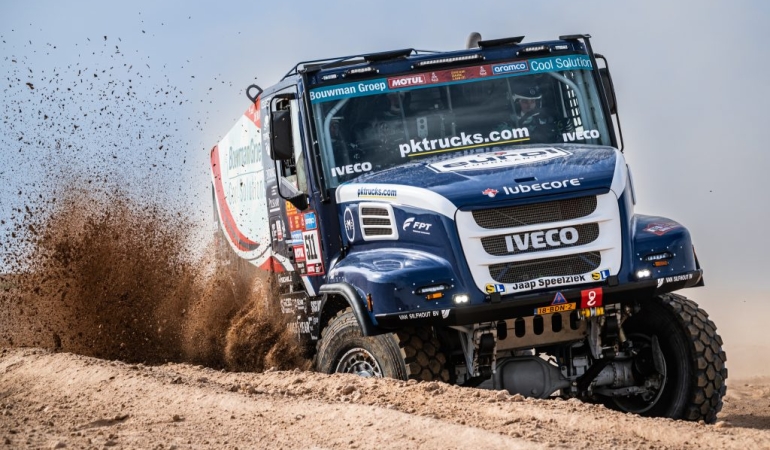 Dakar Rallisi’nde ilk 10 sırada yer alan yarış kamyonlarının tamamı Allison şanzıman donanımlı