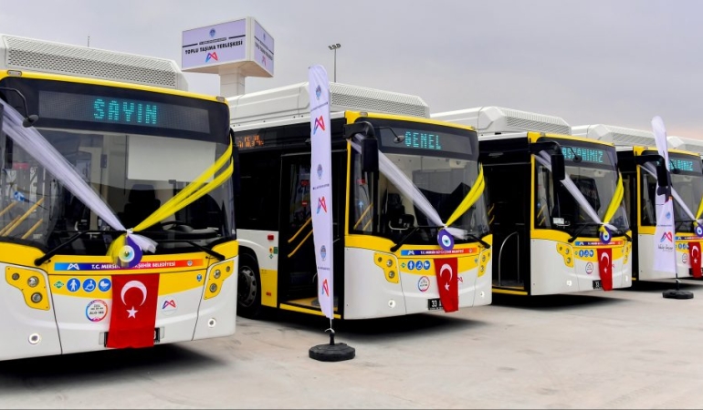 Mersin Büyükşehir Belediyesi’ne 272 araçlık Karsan filosu teslim edildi
