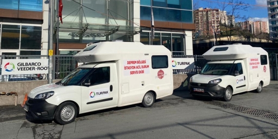 Turpak da mobil ekiplerini afet bölgesine sevk etti