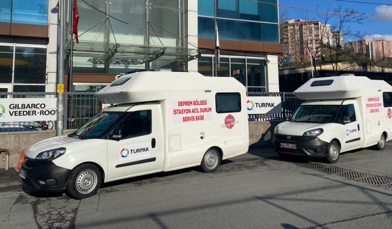 Turpak da mobil ekiplerini afet bölgesine sevk etti