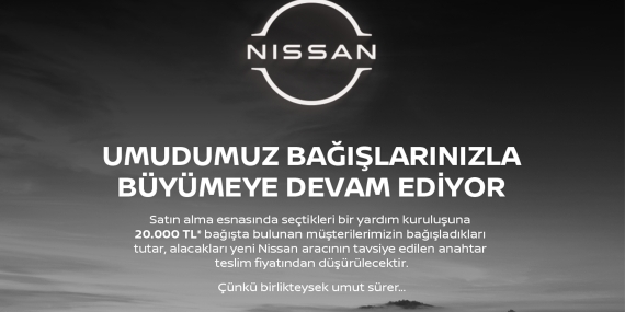 Nissan Türkiye’nin deprem bölgesine bağışları devam ediyor