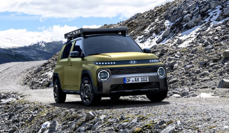 Hyundai’nin çok yönlü elektrikli konsept modeli INSTER Cross tanıtıldı