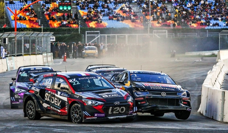 WRX Rallikros Şampiyonası finali nefes kesti