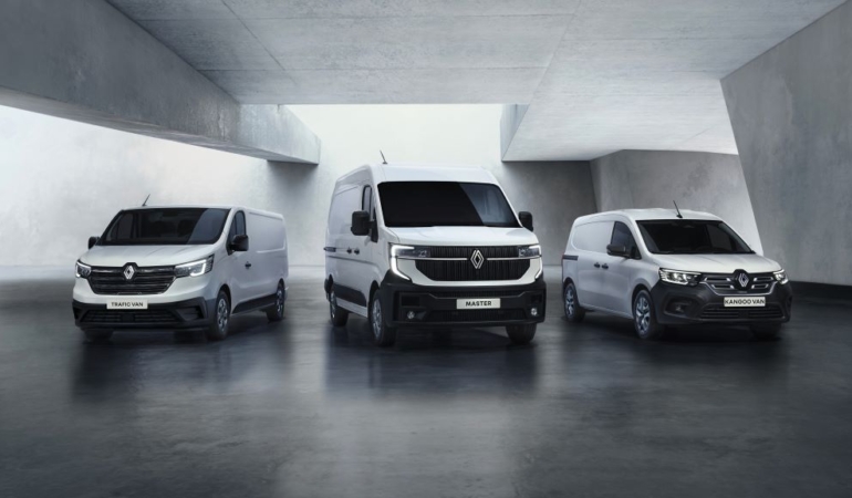 Renault yenilenen hafif ticari ailesini tanıttı