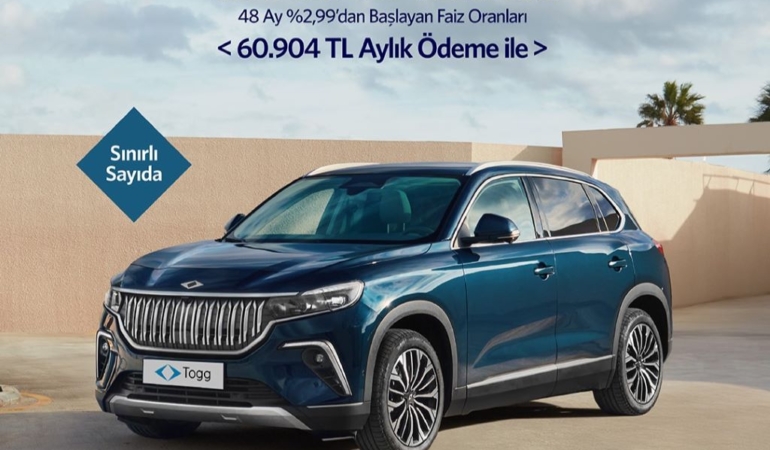 Togg’un bireysel ve kurumsal T10X kampanyaları