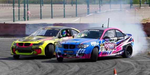 Drift pilotları Körfez Pisti’ni dumana doyurdu